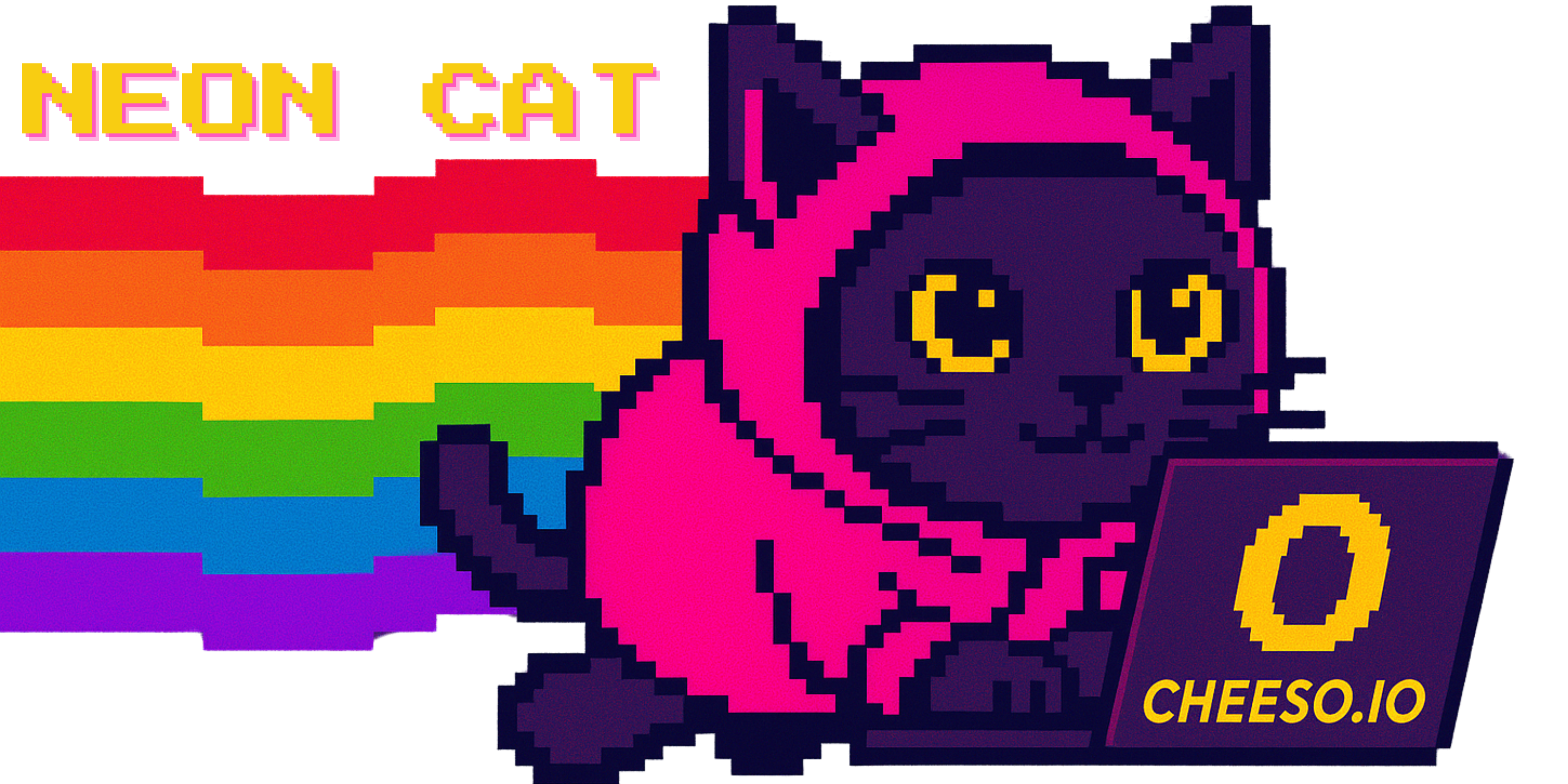 Neon cat